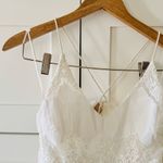 ASTR The Label Cotton & Bohemian Tassel Tie Lace Maxi Dress, Off-White sz. XS Photo 3