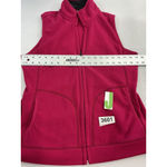Old Navy Womans  Large Pink Full Zip Fleece Vest Photo 4