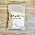 Halara U Neck Backless Cut Out Ribbed 2-in-1 Side Pocket Mini Dress Tennis NWT Photo 5