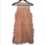 BCBGeneration  Embroidered Floral Applique Chiffon Dress Size Small Photo 1