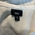 Mossimo White Blouse Ruffled Lace Trimmed Collar SZ S Fairy Coquette Feminine Photo 10