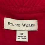 Studio Works  Women's Red Buckle Sweatshirt Photo 1