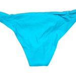 ANDIE  Swim The Riviera Belted Light Neon Blue Bikini Bottom Size Small Photo 2
