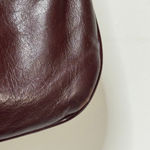 Etienne Aigner Dark Burgundy Leather Shoulder Bag Photo 3