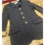 St. John Evening Marie Gray Santana Knit Flip Cuff Blazer Jacket Black Size 8 Photo 5