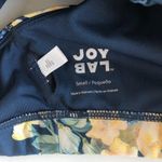 Joy Lab Navy Floral Criss Cross Strap Sports Bra Women's Sm Photo 1