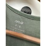 Aerie Womens Green Romper Jumpsuit Joggers Size M Pockets Summer Casual Lounge Photo 5