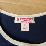 Brooks Brothers  Red Fleece Blue Stripe Wool Sweater Photo 6