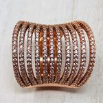 SWAROVSKI crystal* 18K GP cocktail rings size approx 7.5, NWOT Photo 8