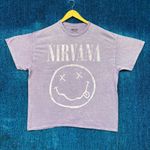 Nirvana Nevermind Smiley Grunge Band T-Shirt Size XL Photo 0