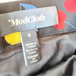 Modcloth Pleated Circle Skirt Cherries Print Women’s Size 4 Rockabilly Twirl Sm Photo 2