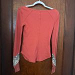 Free People  Bandana Cuff Top in Red Size S Photo 2
