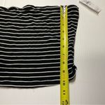 American Eagle  Soft & Sexy Rib Black White Striped Tube Top Size XS NWT Photo 5