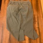 Style & co pants size XL olive green embroidery floral areas pockets ela… Photo 8