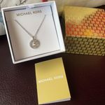 Michael Kors Silver Brass Necklace MKJ7326040 NEW Photo 5