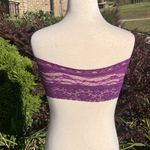 Free People Intimately  Romantic Purple Lace Bralette Bandeau Photo 4