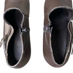 Croft & Barrow  Ortholite Ankle Booties Block Heel Side Zip Brown 9.5 Photo 6