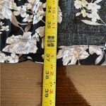 Spiritual Gangster  Black and White Floral Robe O.S Photo 5