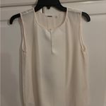 Elie Tahari ‎ white silk top. Sleeveless size XS. Photo 1