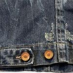 Route 66 DISTRESSED Jean Jacket Copper Logo Buttons Elbow Patch Medium Wash. SM Photo 10