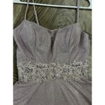 City Vibe  Juniors' Sleeveless Glitter Ball Gown Lavender Size 5 Photo 3