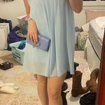 Free People Mini Blue Dress Photo 0