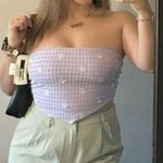 Forever 21 Crochet Daisy Handkerchief Top Photo 2