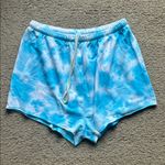 Aerie Offline Blue Tie-Dye Lounge Shorts Photo 0