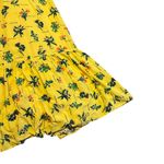 Modcloth  Inclined to Impress Bold Yellow Floral Print Dress Cottagecore Sz Large Photo 10