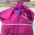 Patagonia Vintage  Y2K Jacket Full Zip Womens 10 M Pink Blue
Bomber Coat RARE Photo 11