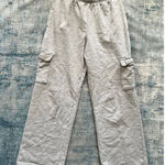 Brandy Melville Cargo Heathered Gray Wide Leg Sweatpants One Size / Small Photo 0