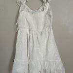 Lulus  Sincerely Precious White Eyelet Embroidered Mini Dress Photo 2