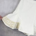 Flannel Australia Linen Shorts Size S Coastal Resort Clean Girl Summer Minimal White Photo 1