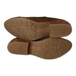 Korks Shoes Womes 11M Gertrude Slip‎ On Round Toe Rubber Leather Distressed Brown Size 11 Photo 6