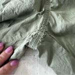 Aerie  Loose Fit‎ Jogger Khaki Pants size Medium Green Elastic Waist Lightweight Photo 4