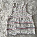 Madewell Rainbow-Stitch Smocked Tank Top Photo 2