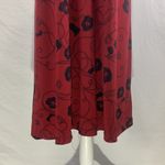 Apt. 9 Floral Maroon and Black Midi Dress Size XL NWT Photo 9