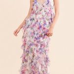 Anthropologie New  Jia Ruffle Maxi Dress Photo 0