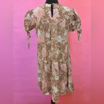 Urban Outfitters Pastel Brown, Pink & White Floral Babydoll Dress - Size Medium Photo 10