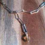 Champagne Glass Lariat Stainless Steel Necklace Photo 3