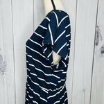 Women's Navy with White Stripes Short Photo 5