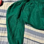 Free People  boho in the limelight smocked long sleeve off shoulder green small Photo 7