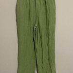 Madewell Light Green Gauzey Pants size Medium Photo 0