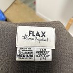 Flax  Crepe Sleeveless Long Maxi Dress Square Neck Lagenlook Brown size Medium Photo 9