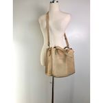 Portland Leather Goods Lola Zip Crossbody Dragon Bone Tote Bag Purse Photo 1