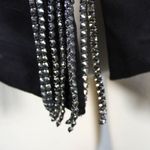 Rock & Republic NWT Black Blazer with Rhinestone Sparkle Collar Detail Photo 6