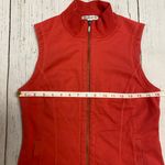 Pendleton Cotton Zip Up Mock Neck Coral Vest Size Xsmall Photo 1