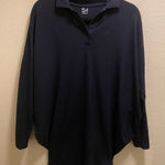 Planet By Lauren G Navy Blue Polo Shirt Knit Dress One Size Fits Most Photo 0