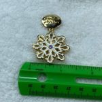 White Glitter Snowflake Winter Wonder Dangle Christmas Holiday Pin Brooch AAI Photo 6