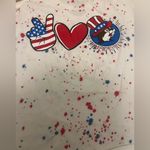 Buc-ee's  4th of July red white blue short sleeve shirt Photo 2